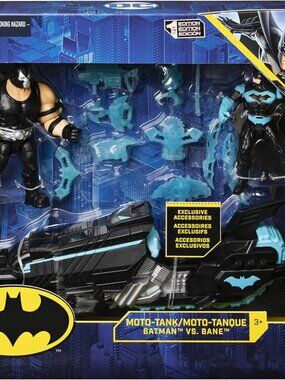 Batman Moto-Tank Vehicle with 4-inch Bane, Exclusive Batman Action Figure